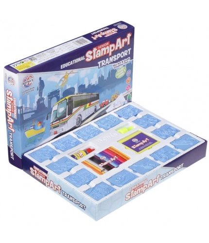 Stamp Art-Transport | Plastic | Educational Toys | 4+ Years