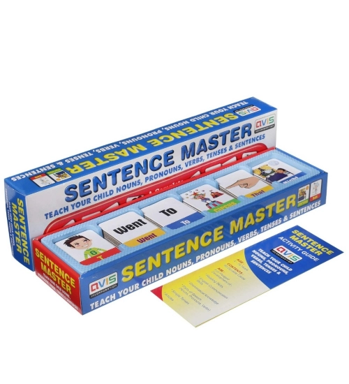 Sentence Master With 90 Cards | Cardboard | Educational Toys | 5+ Years Sentence Master With 90 Cards | Cardboard | Educational Toys | 5+ Years