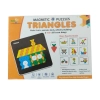 Magnetic Puzzle Triangle | Cardboard | Educational Toys| 3+ Years Magnetic Puzzle Triangle | Cardboard | Educational Toys| 3+ Years