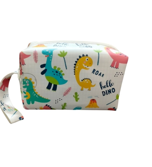 Pouch - Dinosaur Theme |   Canvas  |   Stationery | 3+ Years