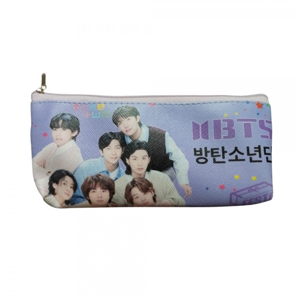 Dropship Pack Of_2 Pencil Poch - BTS |   Canvas  |   Stationery | 3+ Years