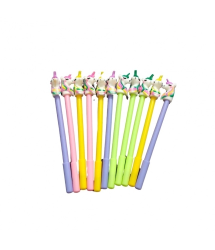 12_Pcs Set Unicorn Pencil |   Plastic  |   Stationery | 3+ Years