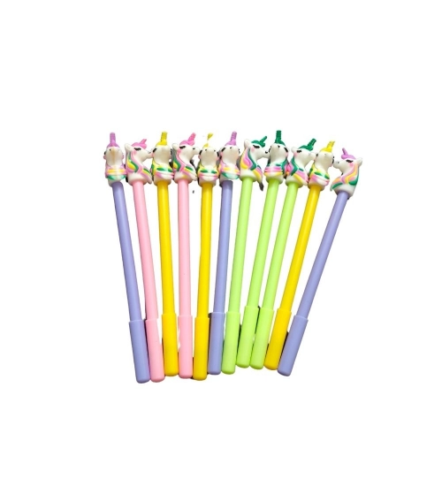 12_Pcs Set Unicorn Pencil |   Plastic  |   Stationery | 3+ Years