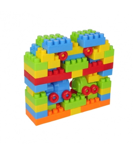 53_Pcs Set Building Blocks | Plastic | Educational Toys | 3+ Years