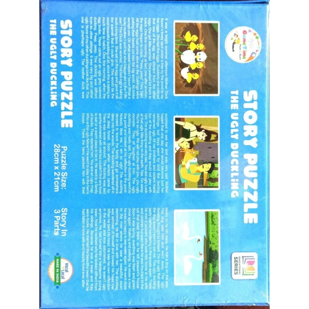 35_Pcs Set Ugly Ducklingg Story Puzzle | Cardboard | Educational Toys | 5+ Years 35_Pcs Set Ugly Ducklingg Story Puzzle | Cardboard | Educational Toys | 5+ Years