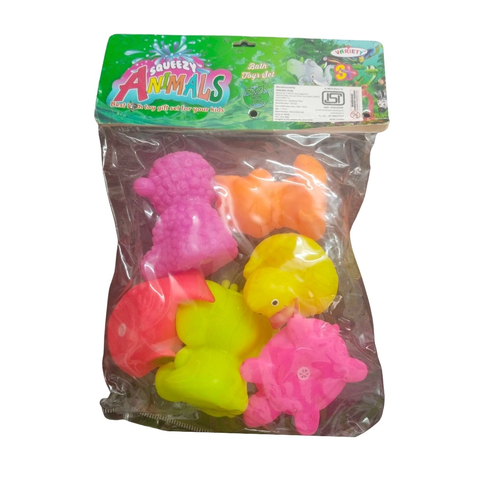 Domestic Mixed Animal Chu Chu Toys | Rubber | Toys| 6+ Months Domestic Mixed Animal Chu Chu Toys | Rubber | Toys| 6+ Months