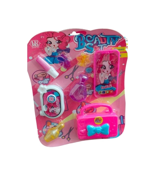 Beauty Make Up Role Play Set for Girls |   Plastic  |   Toys| 3+ Years
