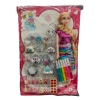 Barbie Doll With Jewellery Set | Rubber | Toys| 1+ Years Barbie Doll With Jewellery Set | Rubber | Toys| 1+ Years