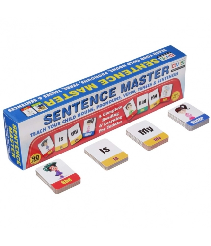 Sentence Master With 90 Cards | Cardboard | Educational Toys | 5+ Years