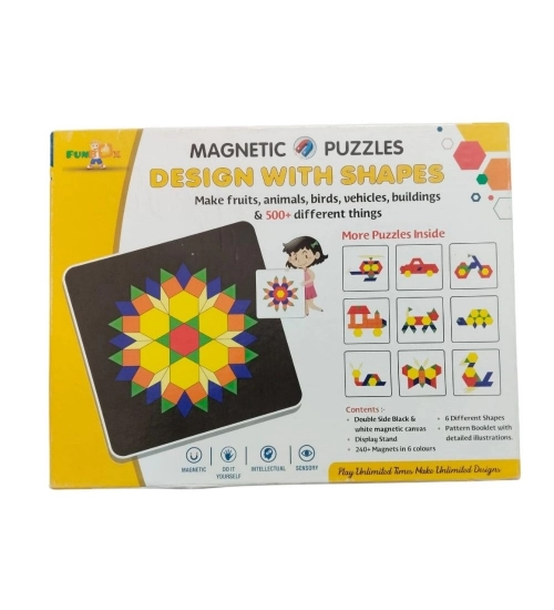 Magnetic Puzzle |   Cardboard  |   Educational Toys| 3+ Years