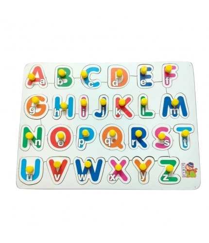 Alphapet With small letter Wooden Puzzle |   Wooden  |   Educational Toys| 3+ Years