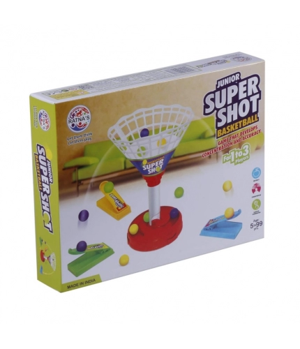 Junior Super Shot Basket Ball | Plastic | Educational Toys | 5+ Years