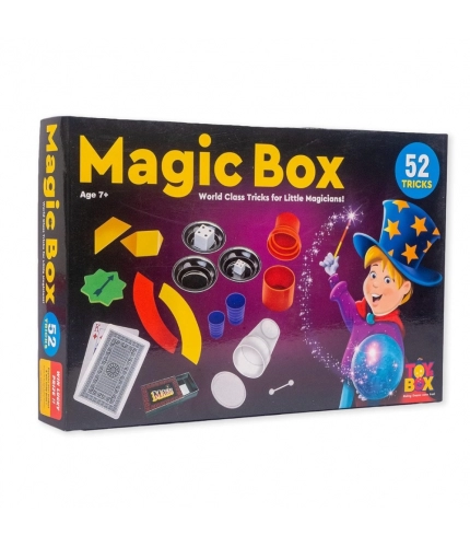 Magician Tricks Magic Box  | Cardboard, Plastic | Educational Toys | 3+ Years