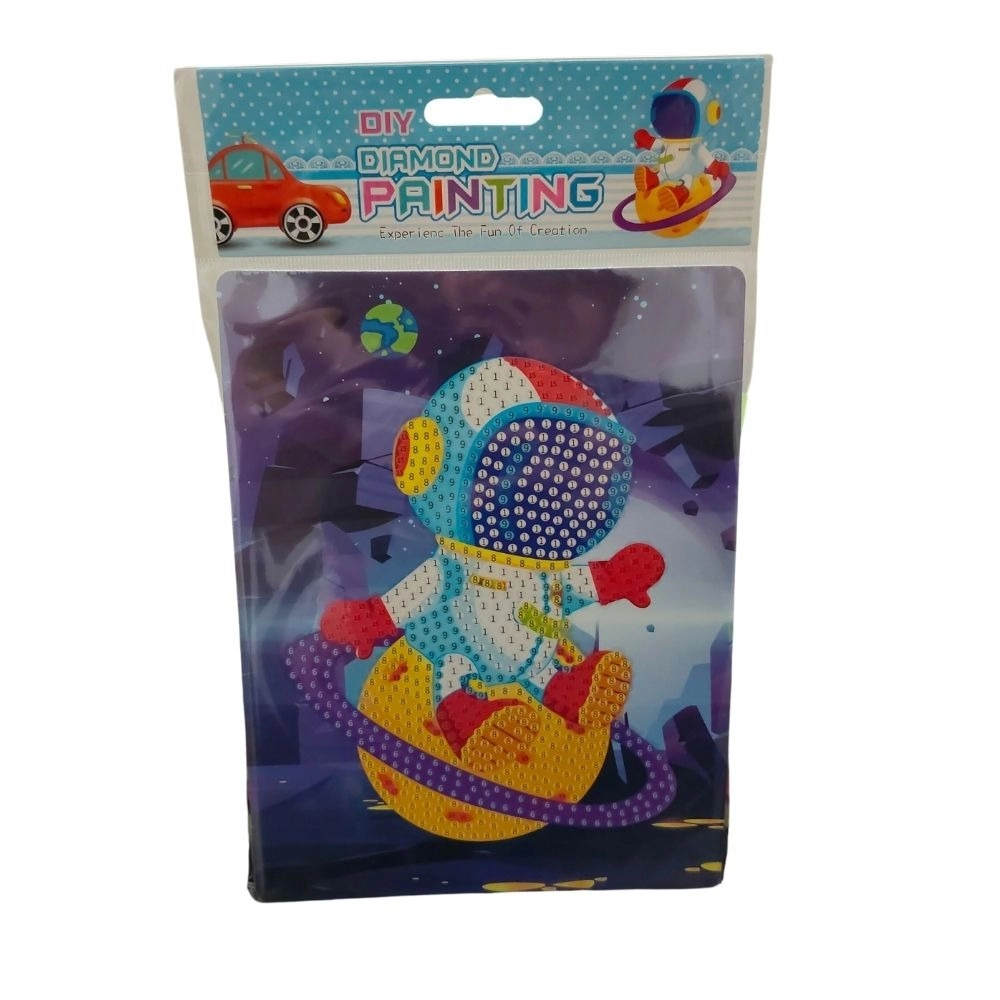 Pack Of_2 Diamond Painting Kit - Space Man | Cardboard | Stationery | 2+ Years Pack Of_2 Diamond Painting Kit - Space Man | Cardboard | Stationery | 2+ Years