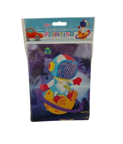 Pack Of_2 Diamond Painting Kit - Space Man |   Cardboard  |   Stationery | 2+ Years