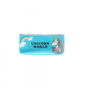 Pack Of_2 Pencil Poch - Unicorn World |   Canvas  |   Stationery | 3+ Years