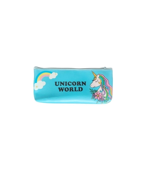 Pack Of_2 Pencil Poch - Unicorn World |   Canvas  |   Stationery | 3+ Years