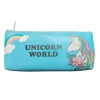 Dropship Pack Of_2 Pencil Poch - Unicorn World |   Canvas  |   Stationery | 3+ Years