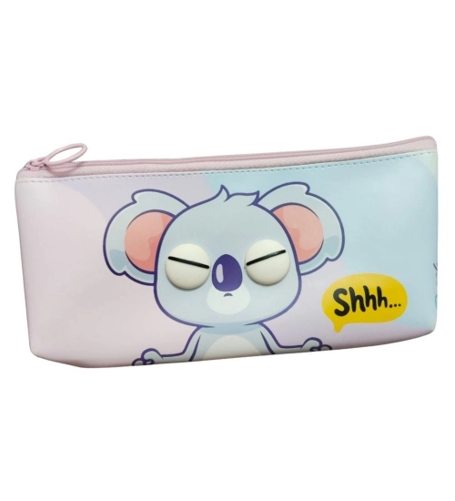 Pack Of_2 Mouse Cartoon Printed Pencil Pouch |   Canvas  |   Stationery | 3+ Years