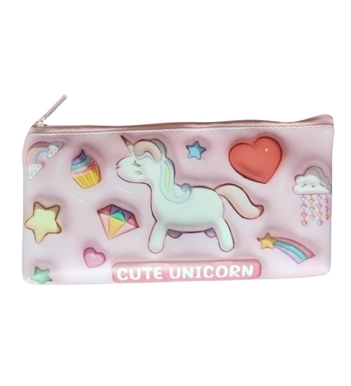 Unicorn Pencil Pouch |   Canvas  |   Stationery | 3+ Years