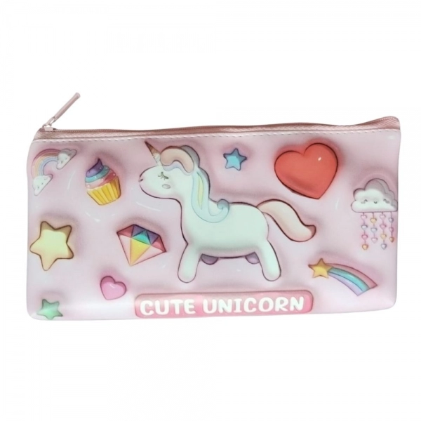 Dropship Unicorn Pencil Pouch |   Canvas  |   Stationery | 3+ Years