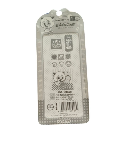 Pack Of_2 Cartoon Stamp |   Plastic  |   Stationery | 3+ Years