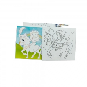 Fun With Coloring Board-Princess |   Cardboard  |   Educational Toys| 3+ Years