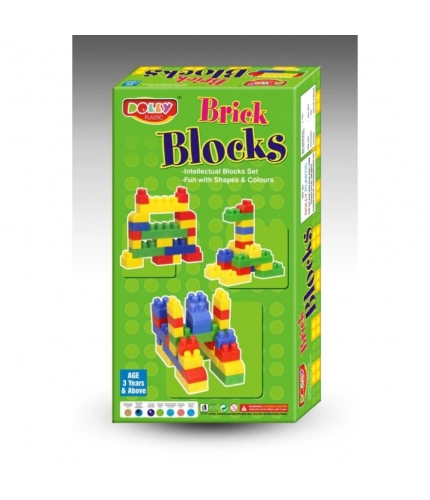 Brick Blocks | Plastic | Educational Toys | 3+ Years Brick Blocks | Plastic | Educational Toys | 3+ Years