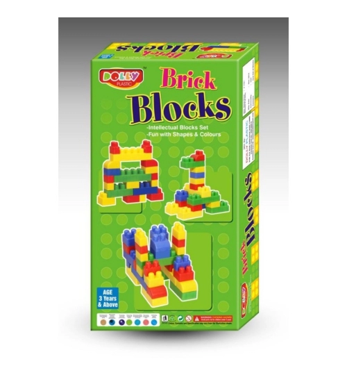 Brick Blocks | Plastic | Educational Toys | 3+ Years