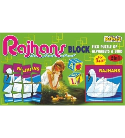 Fixo puzzle of Alphabets and bird | Educational Toys | 3+ Years