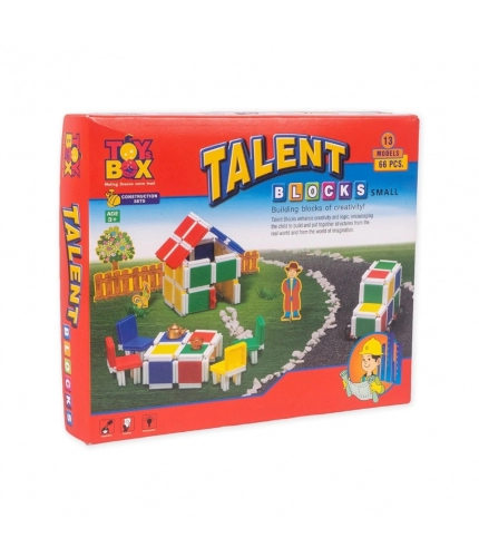 66_Pcs Set Talent Small Block  | Plastic | Educational Toys | 3+ Years