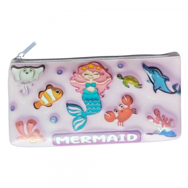 Dropship Mermaid Pencil Pouch |   Canvas  |   Stationery | 3+ Years