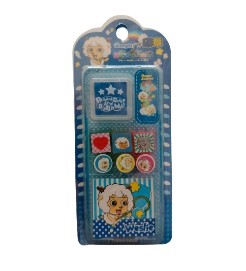 Pack Of_2 Cartoon Stamp |   Plastic  |   Stationery | 3+ Years