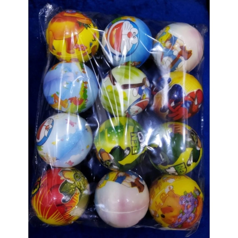 12_Pcs Set Squeeze Ball | Rubber | Toys | 3+ Years 12_Pcs Set Squeeze Ball | Rubber | Toys | 3+ Years