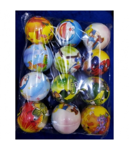 12_Pcs Set Squeeze Ball | Rubber | Toys | 3+ Years