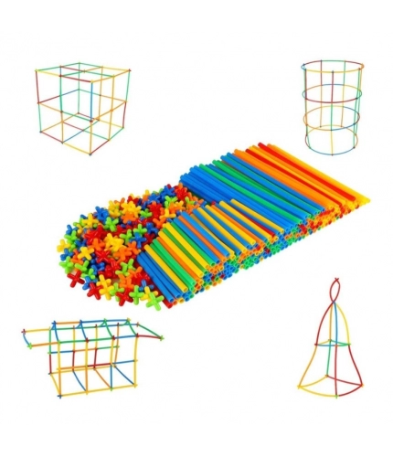 Pipe Block (Straw) | Plastic | Toys | 3+ Years