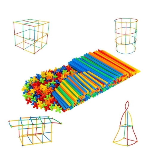 Pipe Block (Straw) | Plastic | Toys | 3+ Years