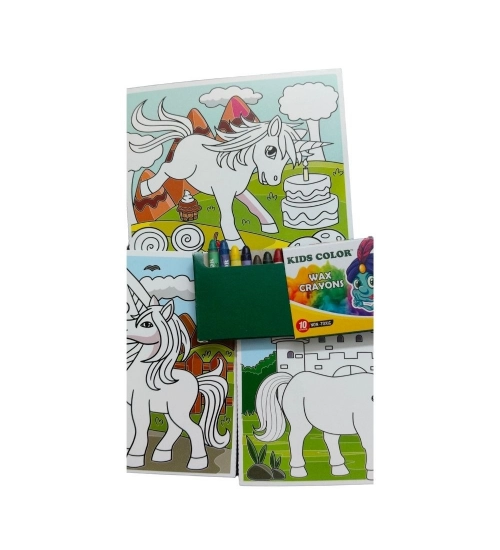 Fun With Color Coloring Board-Unicorn | Cardboard | Educational Toys| 3+ Years Fun With Color Coloring Board-Unicorn | Cardboard | Educational Toys| 3+ Years