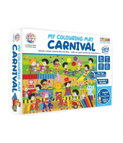 Carnival Printed Colouring Mat | Canvas | Educational Toys | 3+ Years