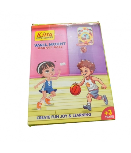 Basket Ball Set | Plastic | Educational Toys| 3+ Years Basket Ball Set | Plastic | Educational Toys| 3+ Years