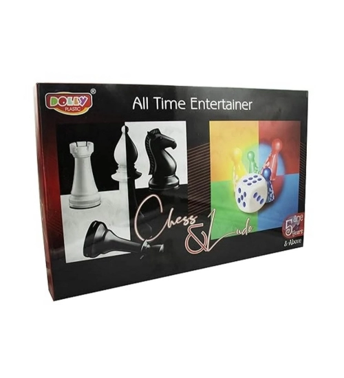 All Time Entertainer Chess&amp;Ludo |  Paper, Plastic Toys |  Board Games | 5+ Years