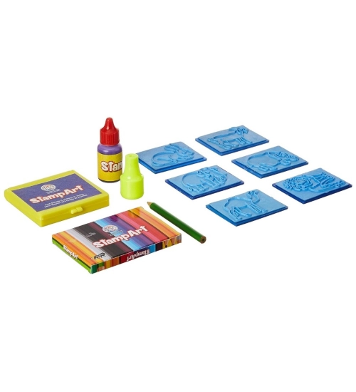 Stamp Art-Animal | Plastic | Educational Toys | 4+ Years Stamp Art-Animal | Plastic | Educational Toys | 4+ Years