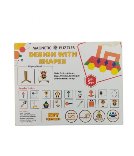Magnetic Puzzle | Cardboard | Educational Toys| 3+ Years Magnetic Puzzle | Cardboard | Educational Toys| 3+ Years