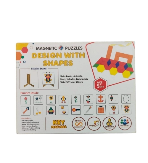 Magnetic Puzzle |   Cardboard  |   Educational Toys| 3+ Years