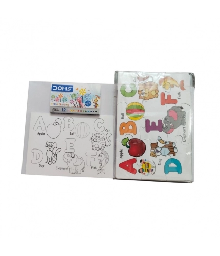 2 In 1 Puzzle & Colors Alphabet | Cardboard | Educational Toys| 3+ Years 2 In 1 Puzzle & Colors Alphabet | Cardboard | Educational Toys| 3+ Years