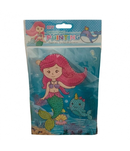 Pack Of_2 Diamond Painting Kit - Mermaid |   Cardboard  |   Stationery | 2+ Years