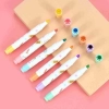 Dropship 2-in-1 Stamper Marker Pen Set with Water Based Ink | Plastic | Stationery | 3+ Years