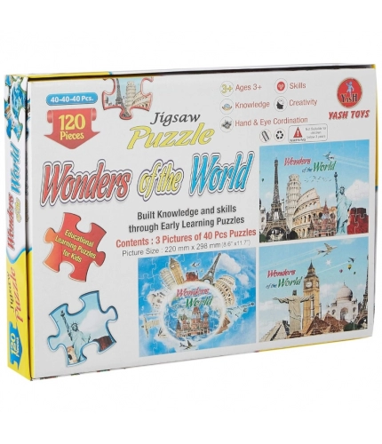 120_Pcs Jigsaw Puzzle Wonders of the world 120_Pcs Jigsaw Puzzle Wonders of the world