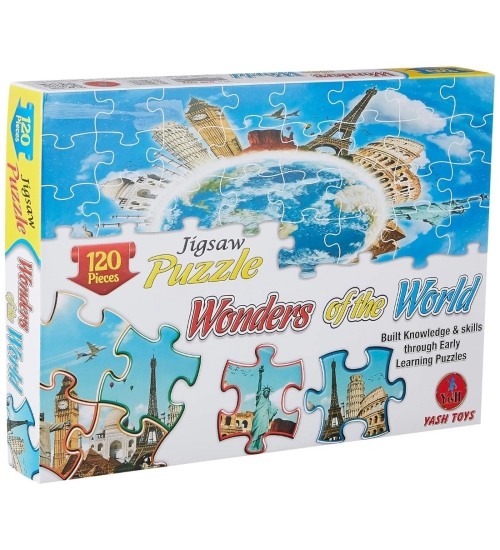 120_Pcs Jigsaw Puzzle Wonders of the world