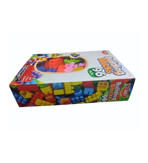 96_Pcs Set Building Blocks | Plastic | Educational Toys | 3+ Years